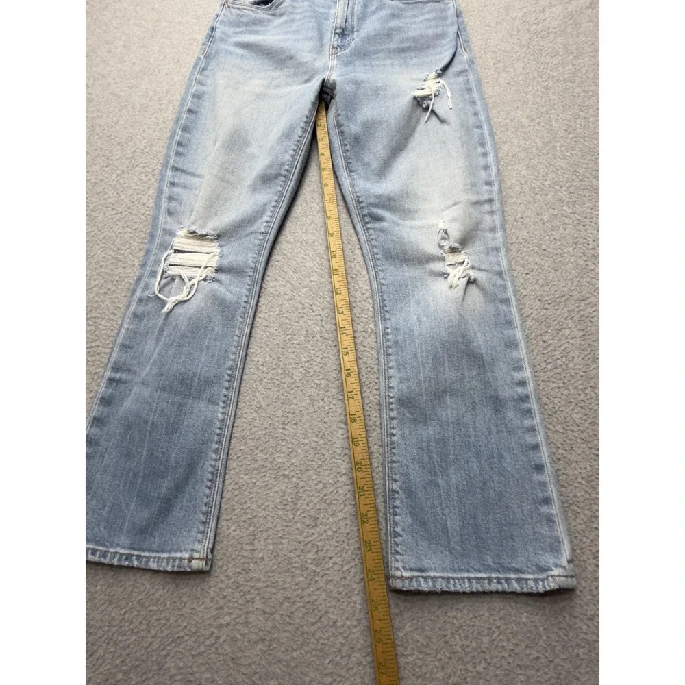 Hudson Holly‎ Boot Jeans Womens 27 Blue Light Wash Mid Rise Bootcut Distressed